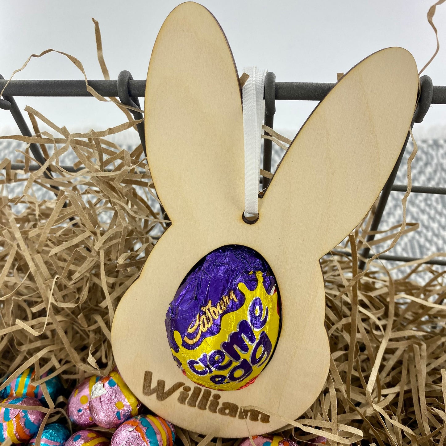 Personalised Easter Bunny Decoration