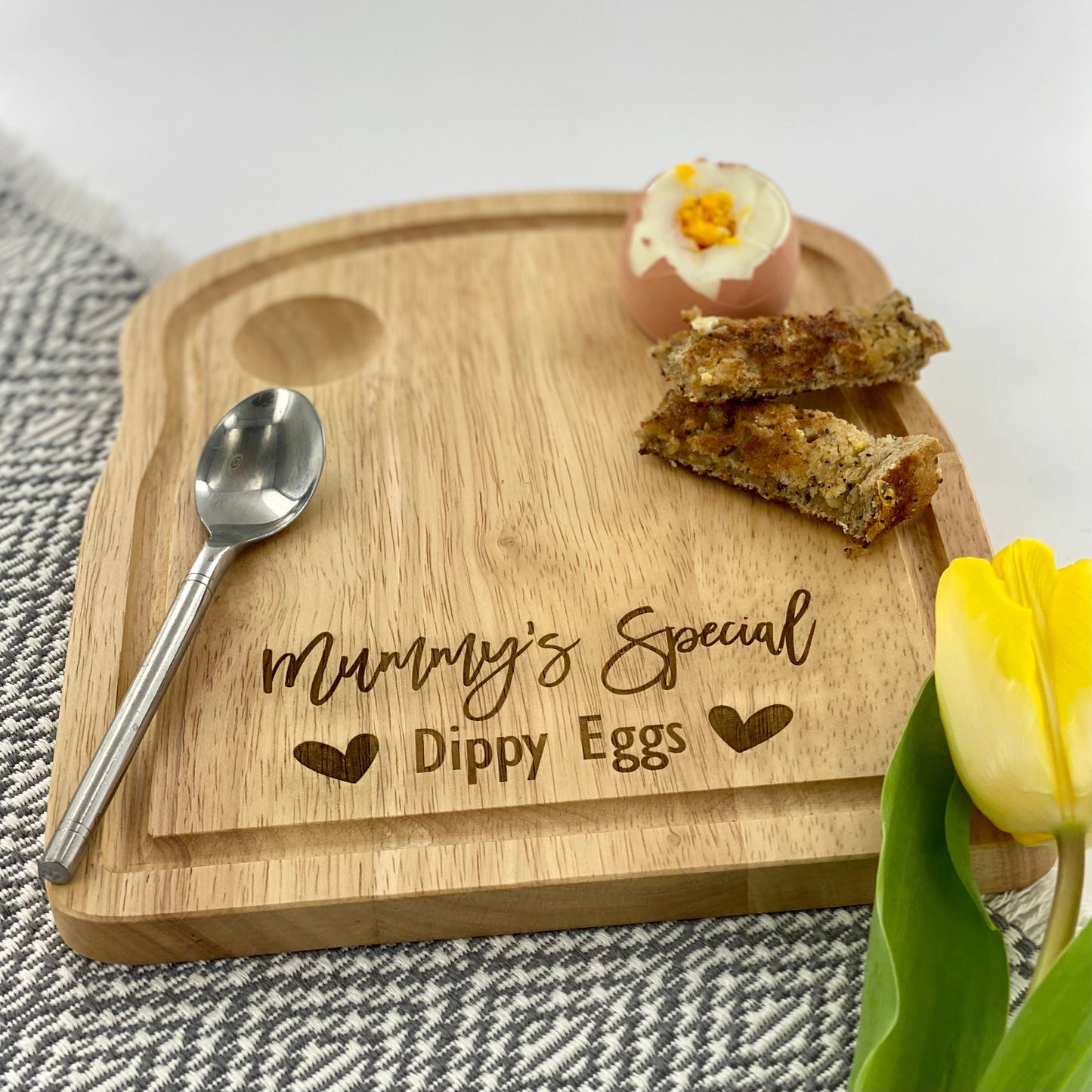 Mummy's Breakfast Egg and Toast Board